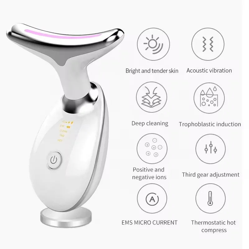 2024 Face Massager Cara Y Cuello Para, Firming Wrinkle Removal Tool to Fade Lines and Wrinkles, Effectively Smooth Face and Neck