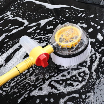 Long Car Cleaning Washing Brush Wash Foam Brush Automatic Rotary Long Handle Cleaning Mop Brush Washing Tool